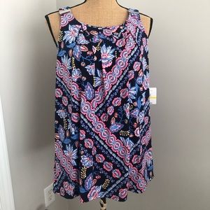 NWT Rafaella sleeveless top Medium